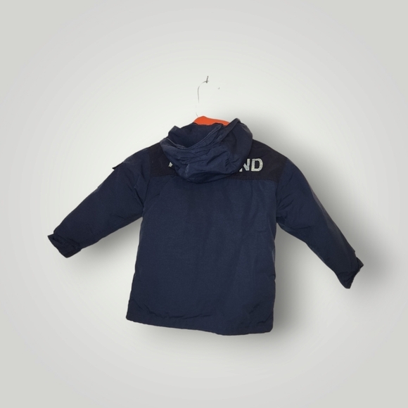 Zara Kids Boy Parka With Constracting Detachable Jacket Size 5 - Picture 2 of 15